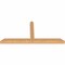 Ekena Millwork Portland Timber Gable Bracket, Western Red Cedar, 60"W x 27"H x 3 1/2"D x 3 1/2"F, 11/12 Pitch GBW060X27X0404POR00SWR - alternate 4